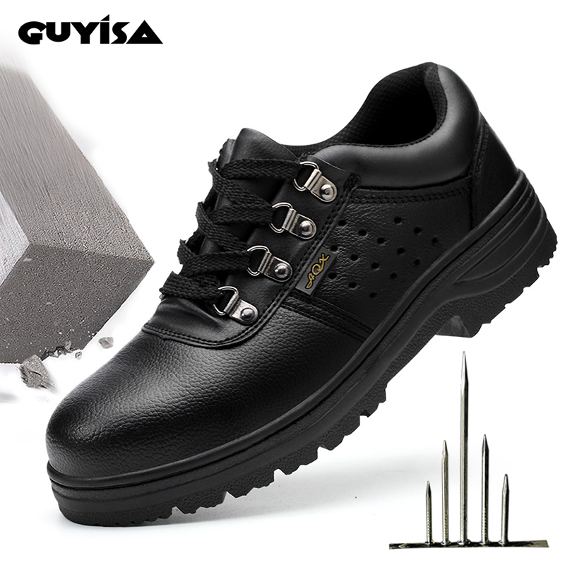 GUYISA 2021 high quality industrial safety shoes with steel toe for men