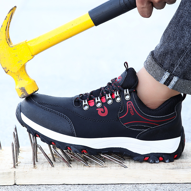 High Quality Professional Industrial Steel Toe Anti-Skid Men's Women's Work Shoes Rubber Sole Safety Shoes