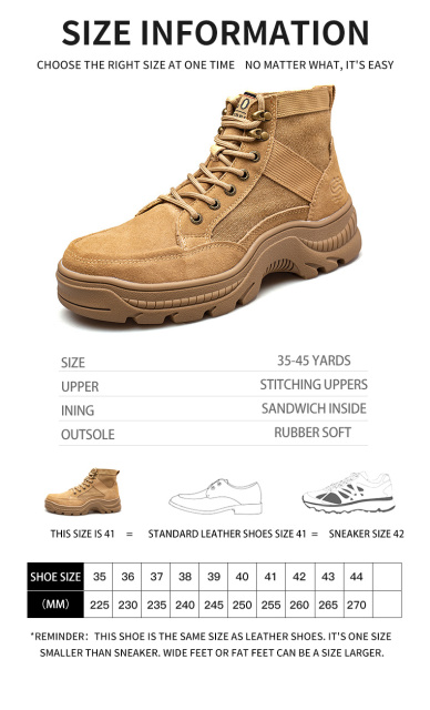 Guyisa new wear resistant high quality outdoor sports safety shoes light and breathable working steel shoes