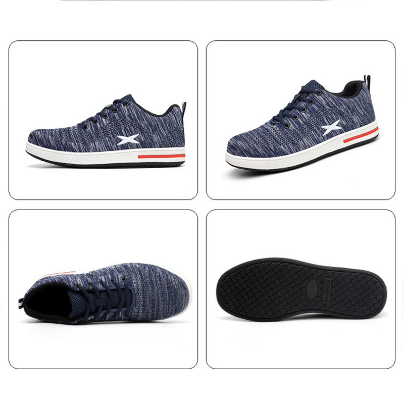 GUYISA new high-quality outdoor sports safety shoes lightweight breathable safe working steel toe shoes