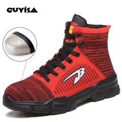 Guyisa new CE high quality outdoor sports safety shoes light and comfortable work shoes