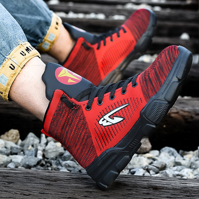Guyisa new CE high quality outdoor sports safety shoes light and comfortable work shoes