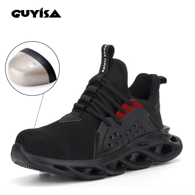 Guyisa new fashion comfortable work shoes with certified high quality safety shoes