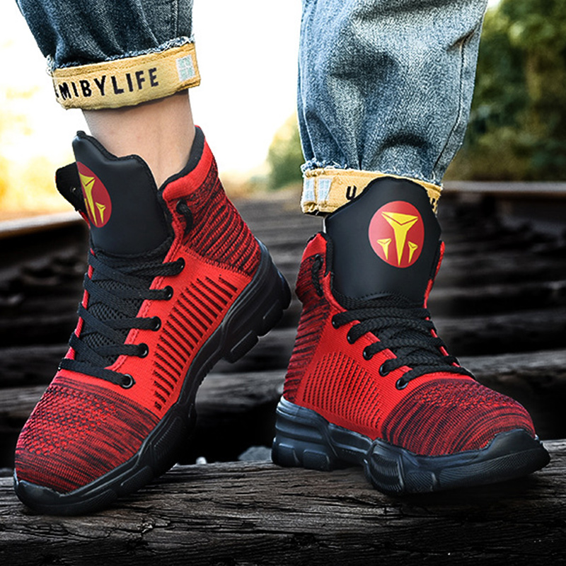 Guyisa new CE high quality outdoor sports safety shoes light and comfortable work shoes