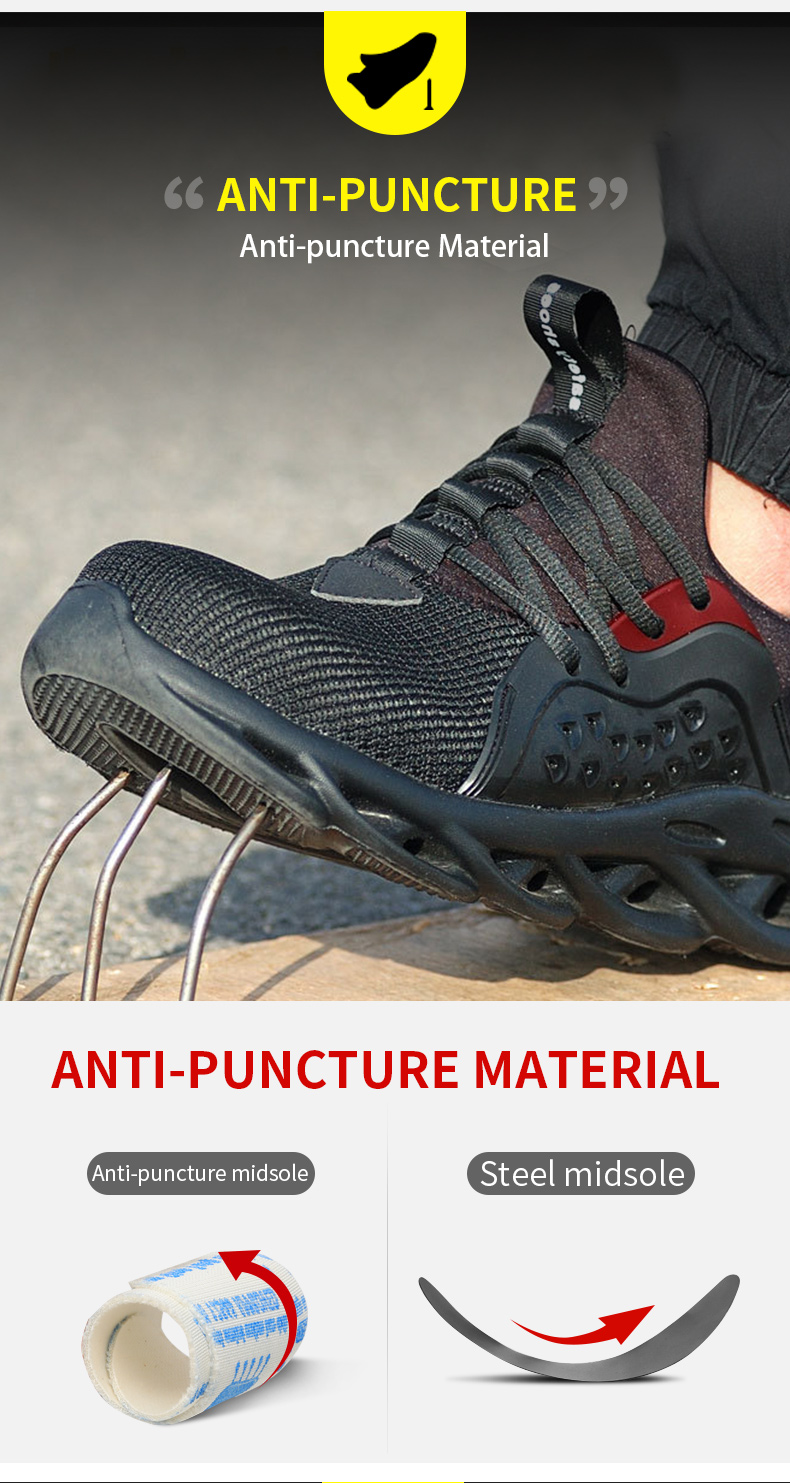 Guyisa new fashion comfortable work shoes with certified high quality safety shoes