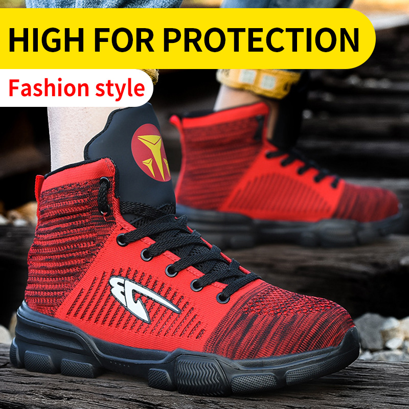 Guyisa new CE high quality outdoor sports safety shoes light and comfortable work shoes