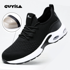 Guyisa factory price hot outdoor sports anti slip wear resistant safety shoes CE high quality work shoes