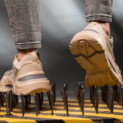 GUYISA stock CE lightweight comfortable breathable wear resistant steel toe safety work shoes labor protection shoes