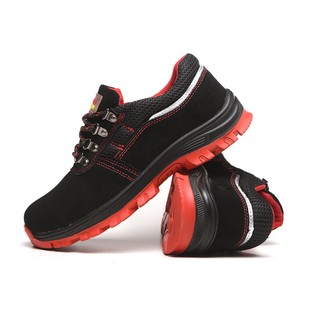 Guyisa factory hot men's sports safety shoes fashion wear resistant work shoes