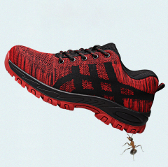 Guyisa popular outdoor sports anti smash and stab light breathable and indestructible safety work shoes