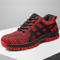 Guyisa popular outdoor sports anti smash and stab light breathable and indestructible safety work shoes