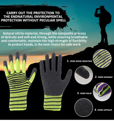 New factory price antistatic environmental protection wear resistant and breathable work gloves