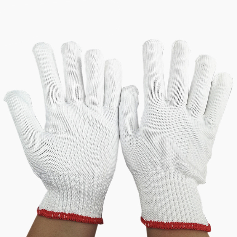 safety cotton knitted gloves for workers industrial use