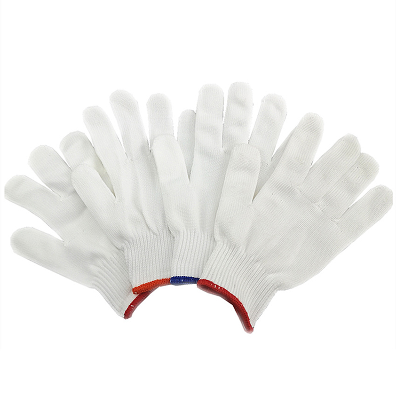safety cotton knitted gloves for workers industrial use
