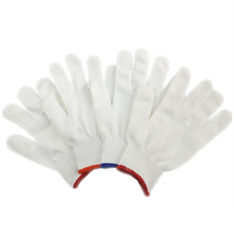 safety cotton knitted gloves for workers industrial use
