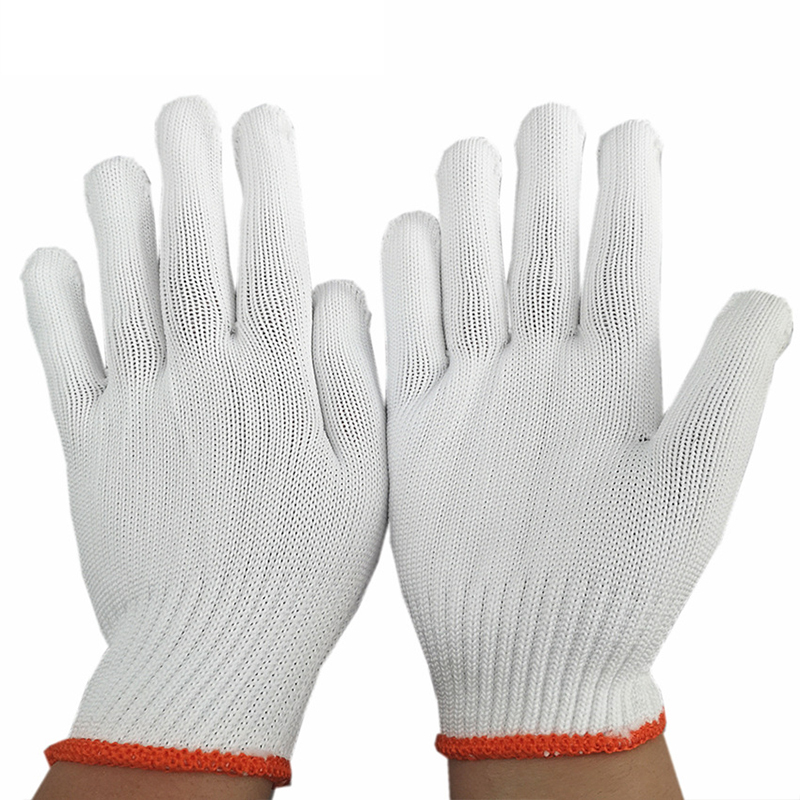 safety cotton knitted gloves for workers industrial use