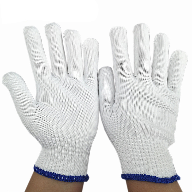 safety cotton knitted gloves for workers industrial use