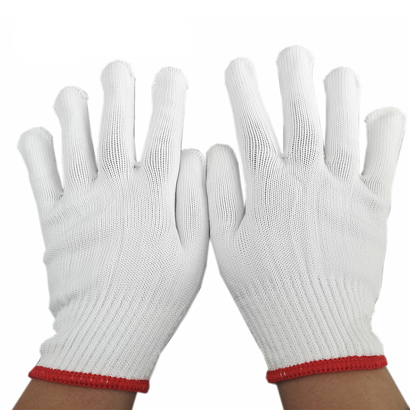 safety cotton knitted gloves for workers industrial use