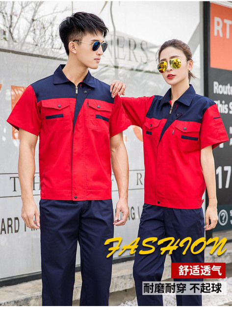 High quality customizable men's and women's safety clothing suits factory workshop auto repair
