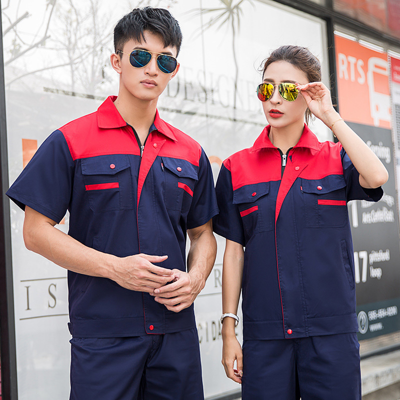 Factory direct sales can be customized summer men's and women's labor insurance clothing can not afford the ball