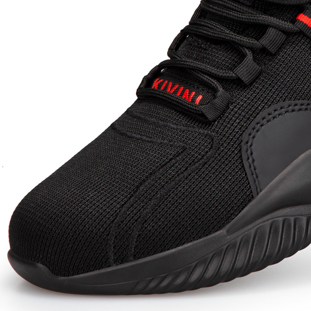 GUYISA CE certified steel toe safety shoes soft PU sole puncture proof safety shoes