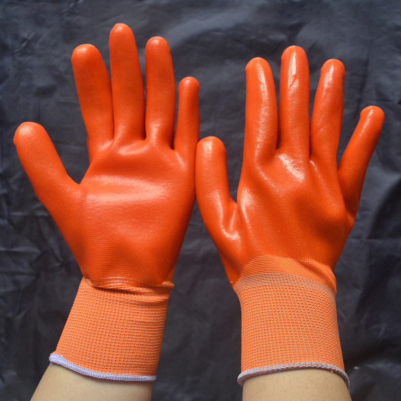 Industrial production of wear - resistant safety work gloves