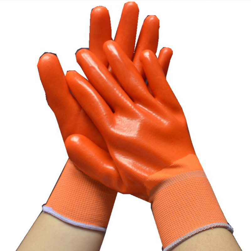 Industrial production of wear - resistant safety work gloves
