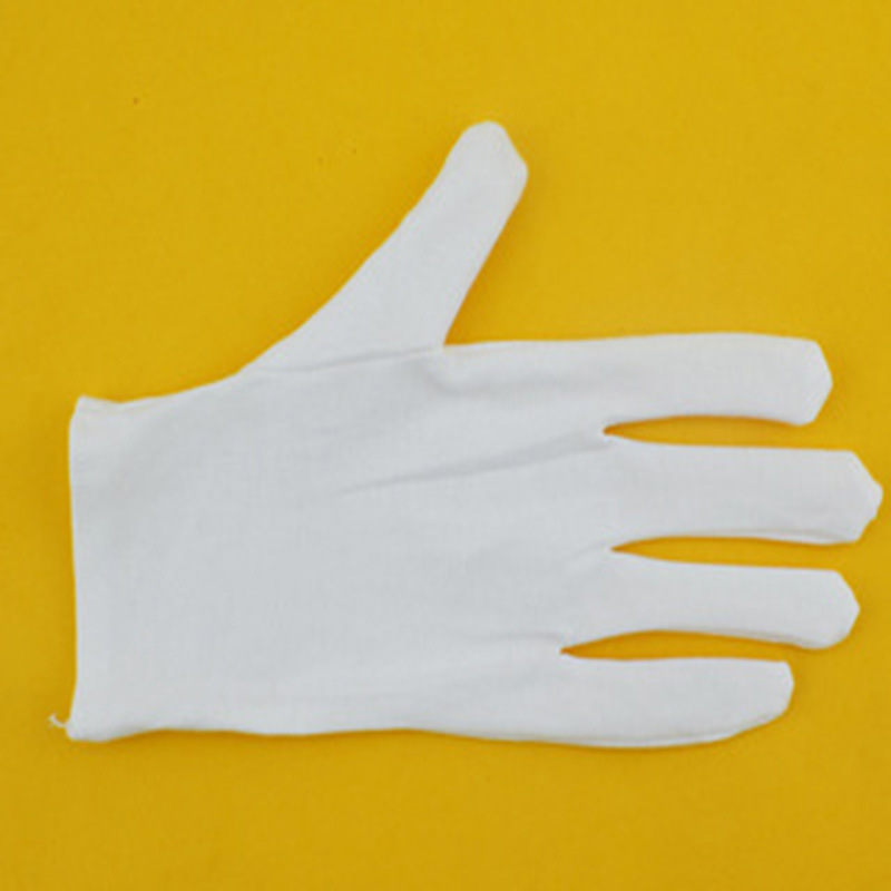 Factory  Work 100% Cheap White Cotton Gloves
