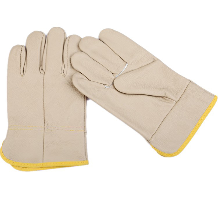 High Quality Cow Leather Gloves Rigger Gloves Custom Made Working Gloves