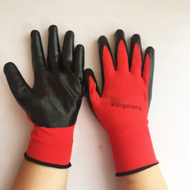 Antistatic work gloves nylon carbon fiber top with gloves