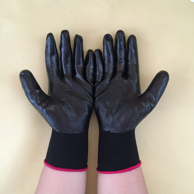 Antistatic work gloves nylon carbon fiber top with gloves