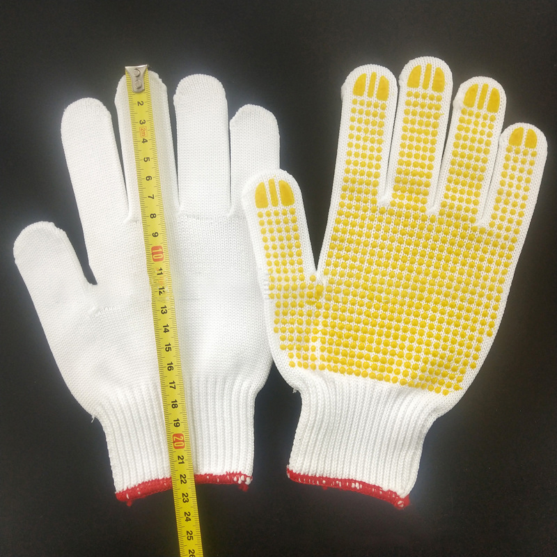 Hot selling PVC gloves and nylon lined anti slip hand protection products