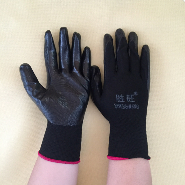 Antistatic work gloves nylon carbon fiber top with gloves