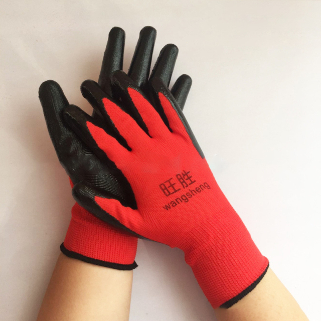 Antistatic work gloves nylon carbon fiber top with gloves