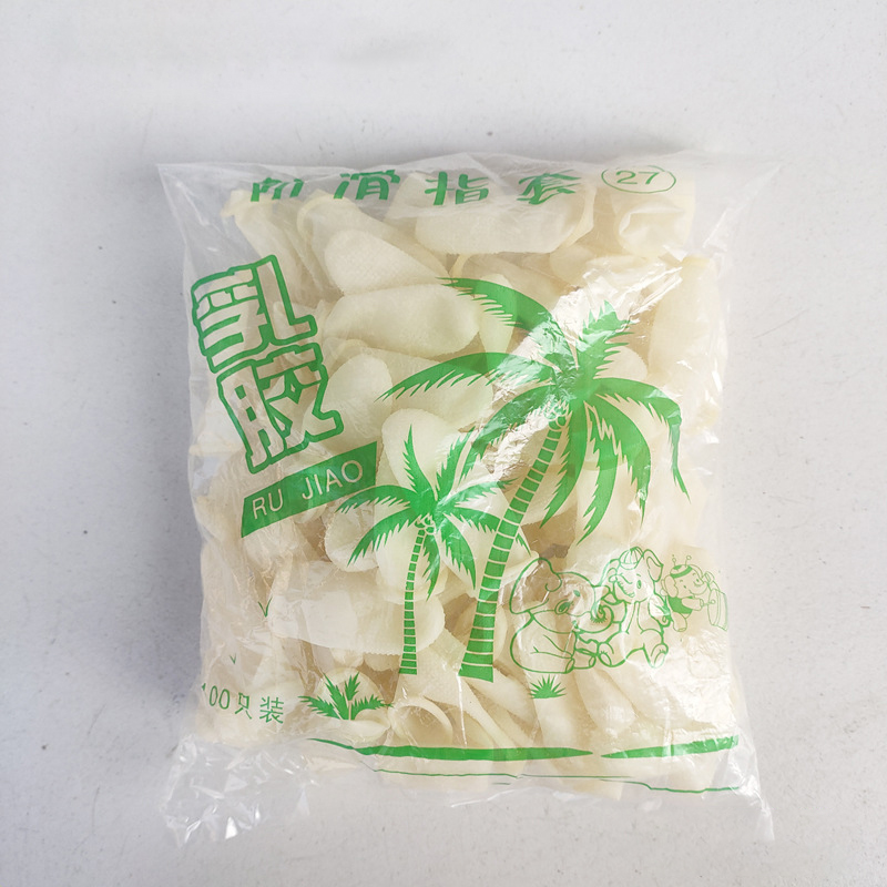 Low cost and environment friendly latex agricultural finger set wear resistant protective gloves