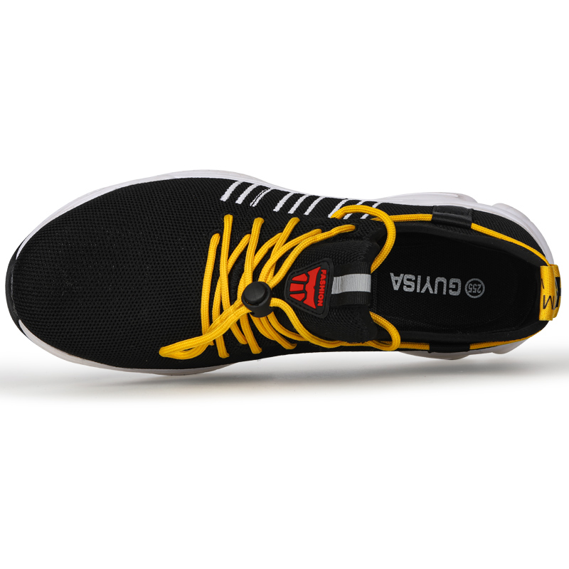 GUYISA 2021Brand safety shoes can accept custom high elastic EVA sole puncture resistant steel toe safety shoes
