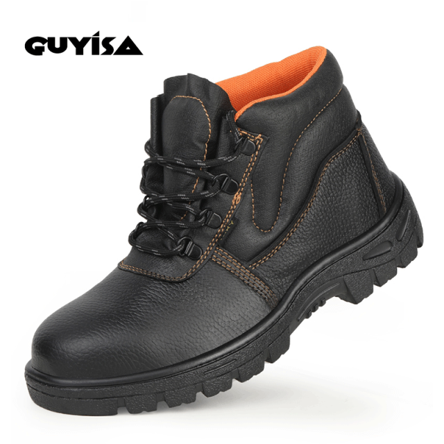 GUYISA Industrial production safety boots high tube protective skid