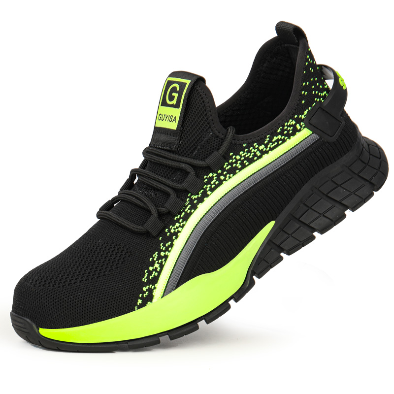 GUYISA Steeltoe safety shoes for outdoor sports are antiskid and anti