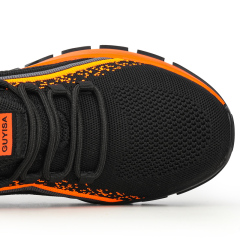 Guyisa top selling Chinese high quality steel toe safety shoes wear resistant and elastic working shoes