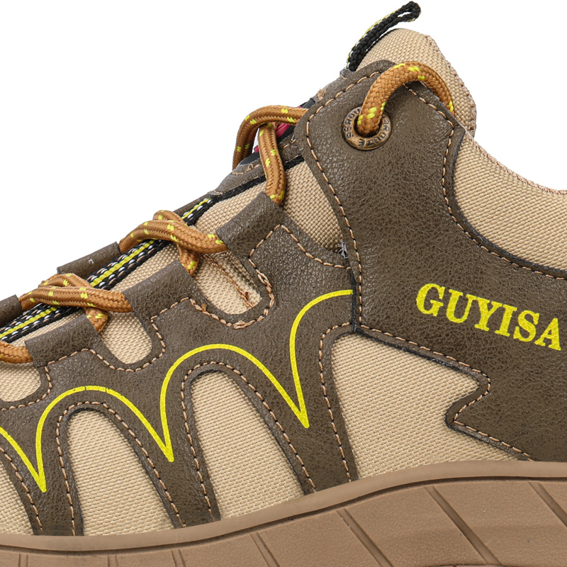 GUYISA Outdoor work safety shoes lightweight high elastic EVA soles accept custom steel toe safety shoes