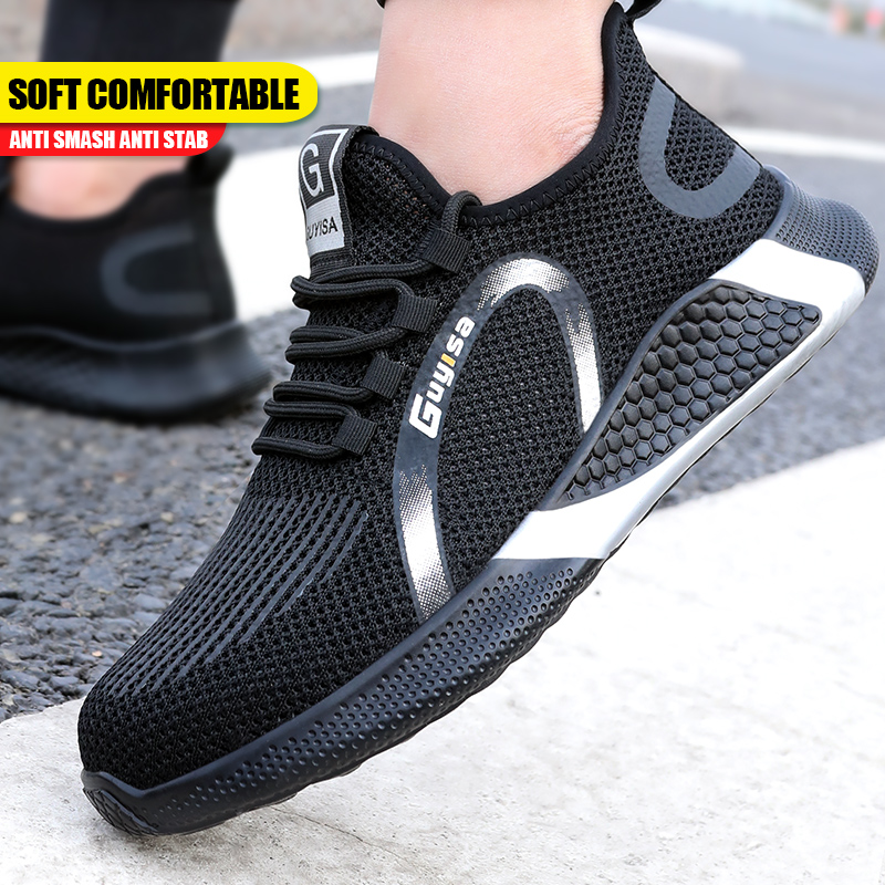Selling high-quality lightweight breathable work safety shoes