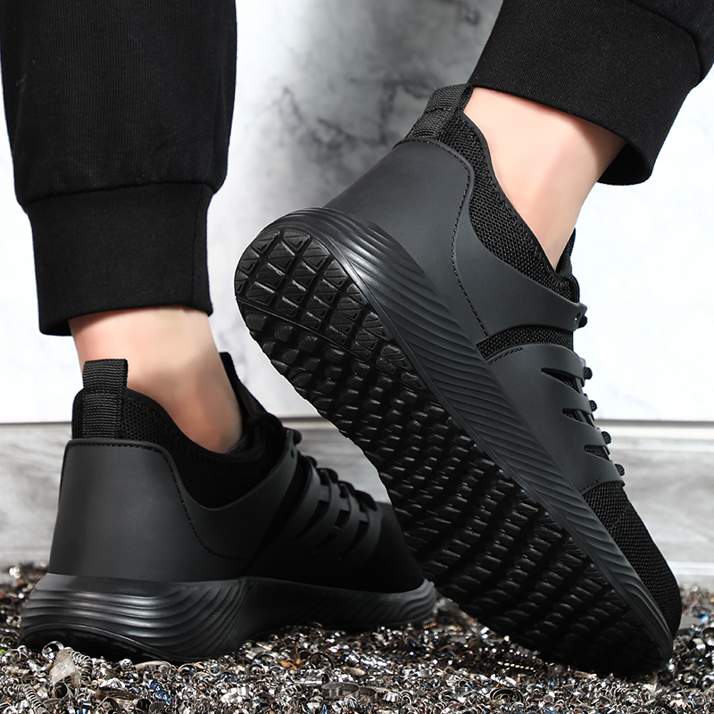 new safety shoes PU sole anti-smash and anti-stab work shoes