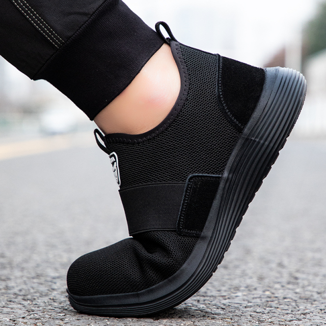 GUYISA steel toe cap safety shoes anti-smash and anti-stab work shoes