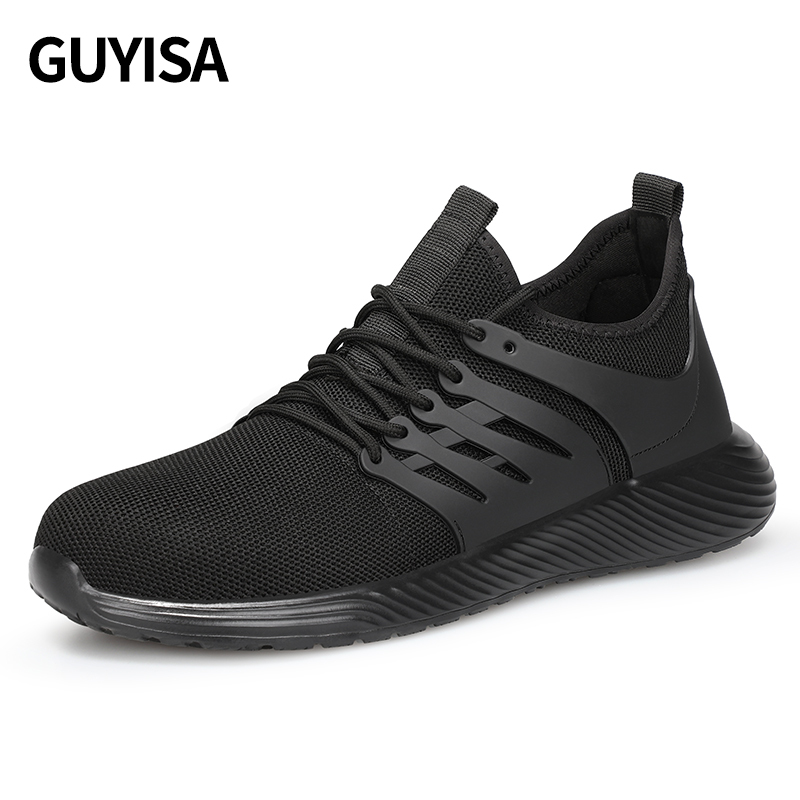 GUYISA new safety shoes PU sole anti-smash and anti-stab work shoes