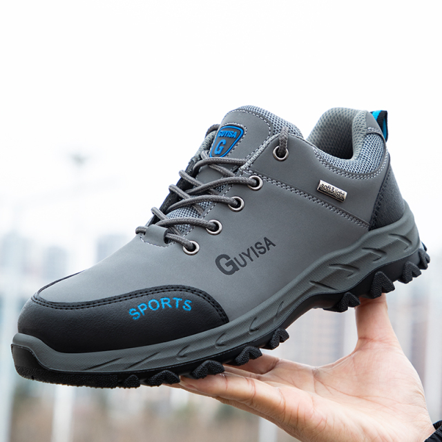 GUYISA steel bottom safety shoes anti-smash and anti-stab work shoes