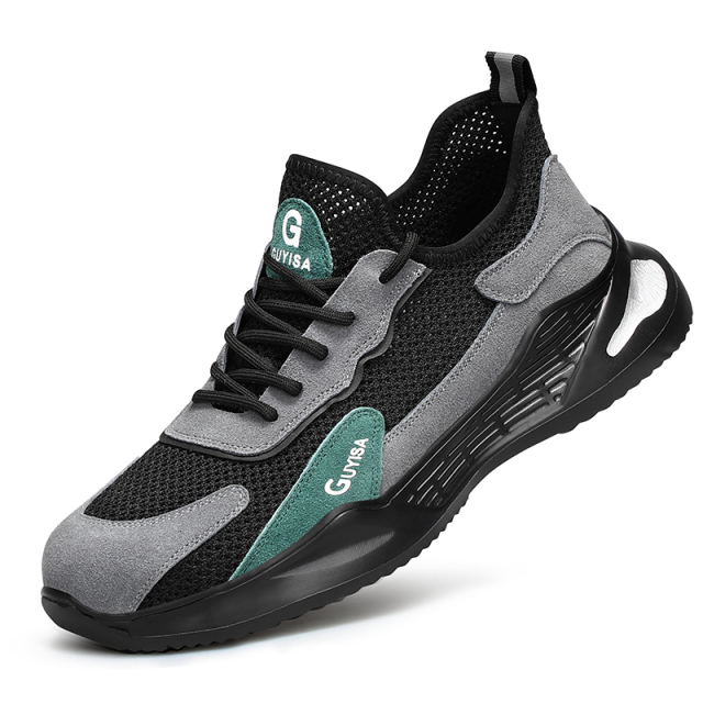 GUYISA new summer work shoes anti-smash and anti-stab safety shoes