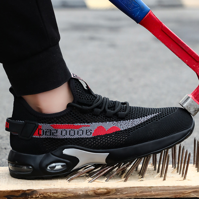 GUYISA new work shoes anti-smashing and anti-stab safety shoes