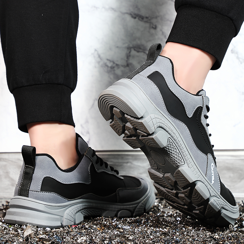 summer new safety shoes anti-smash and anti-stab work shoes