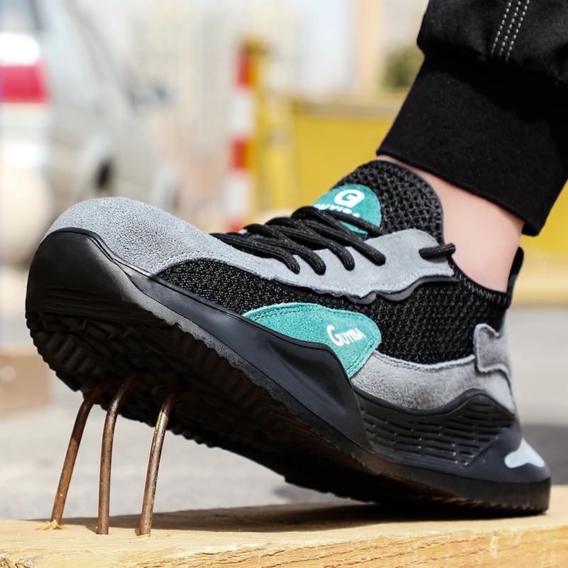 GUYISA new summer work shoes anti-smash and anti-stab safety shoes