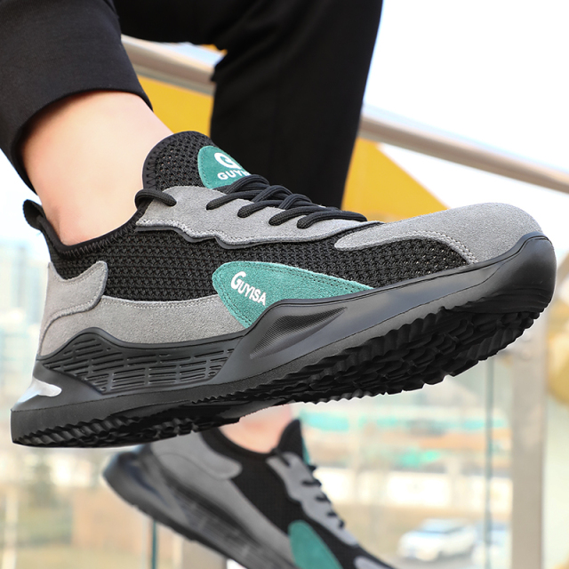 GUYISA new summer work shoes anti-smash and anti-stab safety shoes